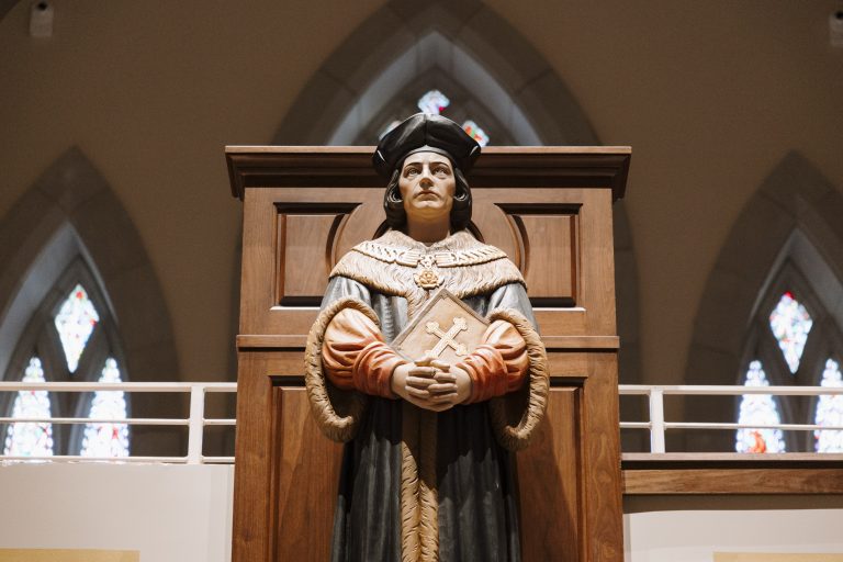 Statue of Saint Thomas More (Inside)